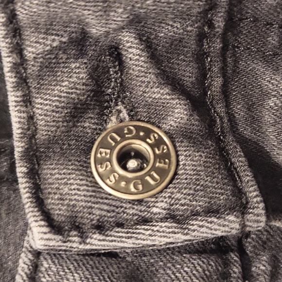 Guess Skinny Jeans Grey Size 29 Distressed Low Rise - Picture 8 of 10